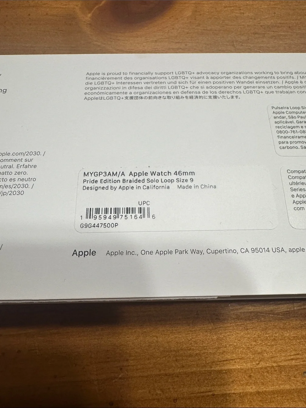 Apple Braided Solo Loop Watch Band - Multicolor